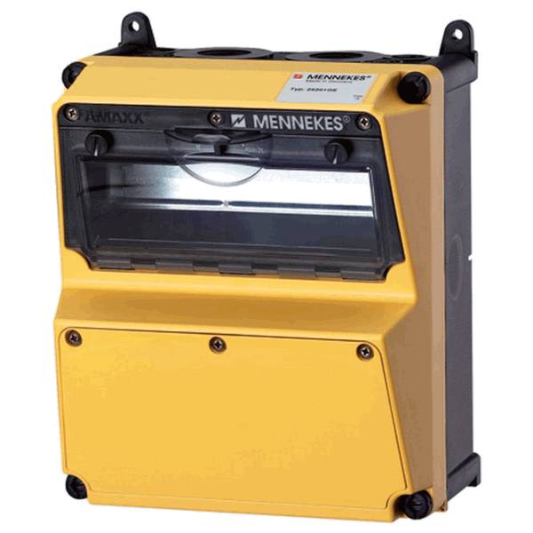Mennekes 25201GE Netzwerk-Leergehäuse AMAXX