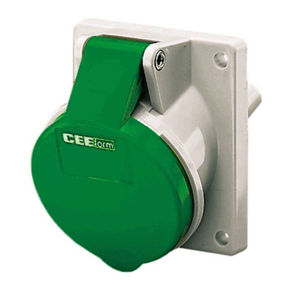 Mennekes 3186 Anbaudose 16A 3p 10h größer 50-500V IP44