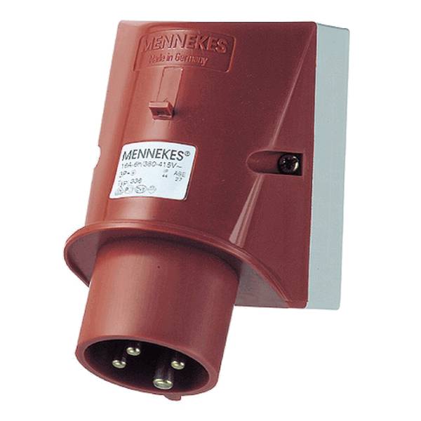 Mennekes 336 Wandstecker 16A 4p 6h 400V IP44
