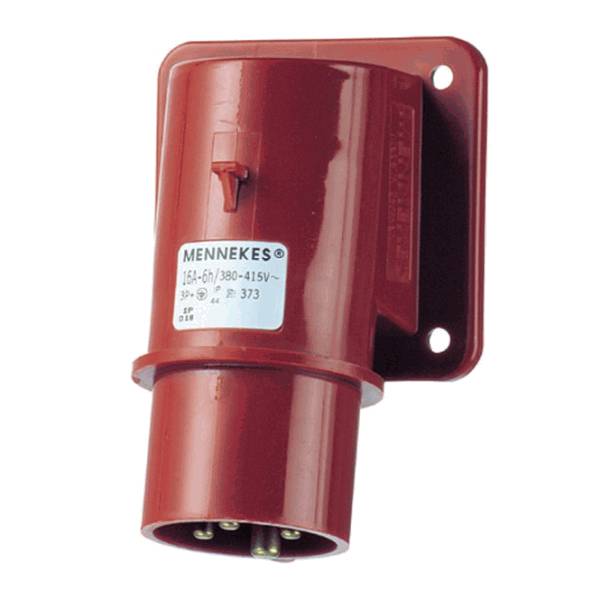 Mennekes 373 Aufbaustecker 16A 4p 6h 400V IP44