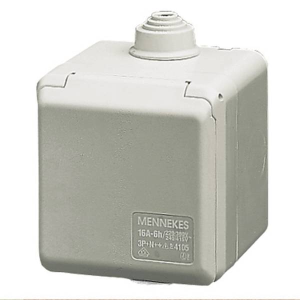 Mennekes 4104 Cepex-Wanddose 16A 4p 7h 500V IP44