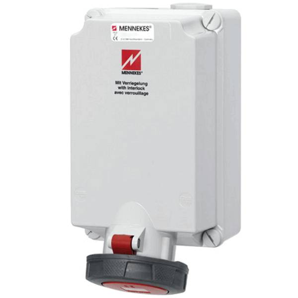 Mennekes 5517A Wanddose 63A 4p 6h 400V IP67