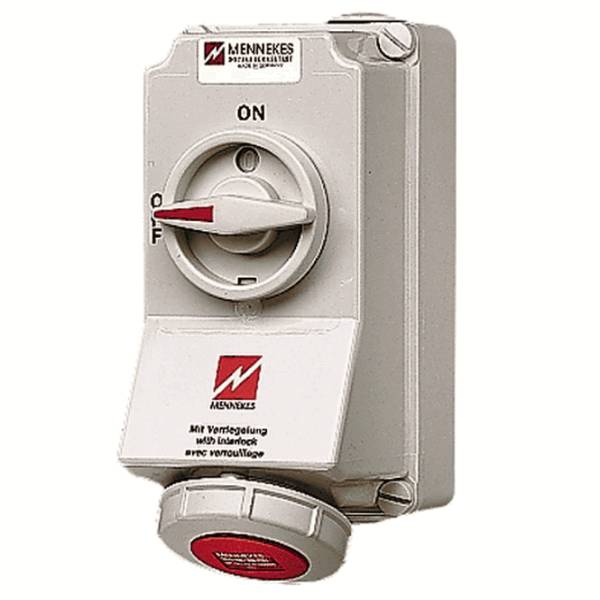 Mennekes 5600ZA Wanddose DUO 16A 4p 6h 400V IP67