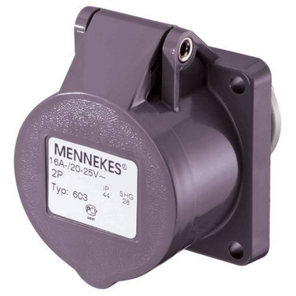 Mennekes 603 Anbaudose 16A 2p Kleinspannung IP44