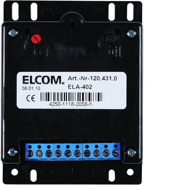 Elcom ELA-402 Türlautsprecher Einbau 1+n schwarz 1204310