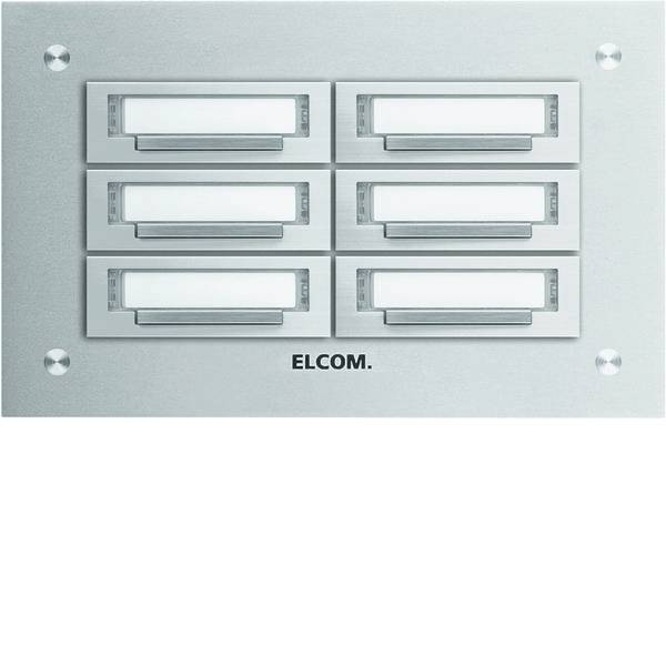 Elcom KUP-6/2 Klingelplatte 6/2 UP STABILA 5606211