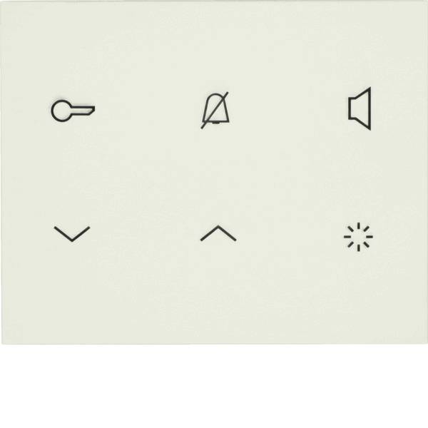 Elcom Innenstation Audio 2D weiß matt TOUCH REA112Y