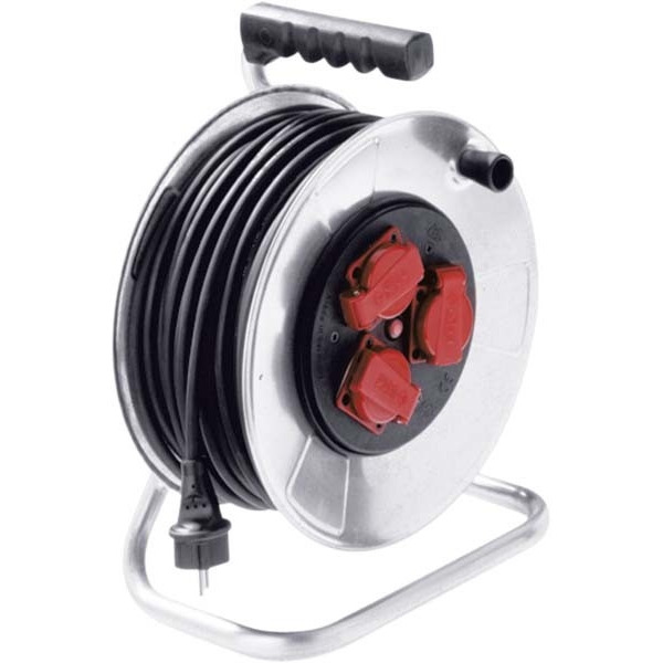 Bachmann 398.186 Stahlblechkabeltrommel 50 Meter H05RR-F 3G1,5mm²