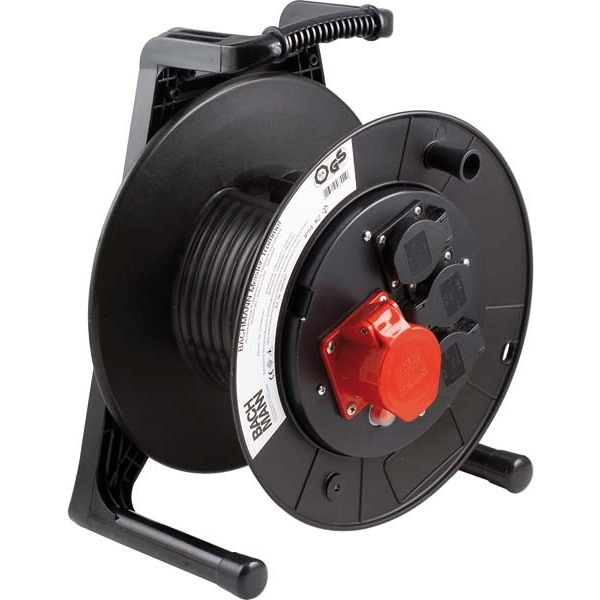 Bachmann 399.007 Kabeltrommel leer 3x Schutzkontakt 1xCEEIP54