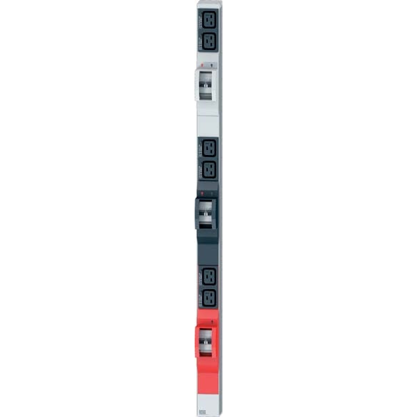 Bachmann 800.0101 Steckdosenleiste 1HE 6xC19 3ph 6xLS
