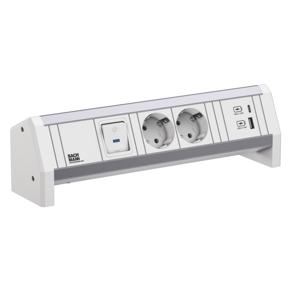 Bachmann 902.0291 Steckdosenleiste DESK 2xCEE7/3