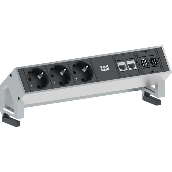 Bachmann 902.302 Steckdoseneinheit 3x Schutzkontakt 1xUSB