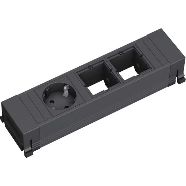 Bachmann 916.061 Power-Frame-Einsatz 1x Schutzkontakt 2xABD