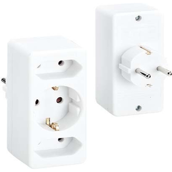 Bachmann 921.274 Multistecker 2xEuro 1xCEE7/3,PVC