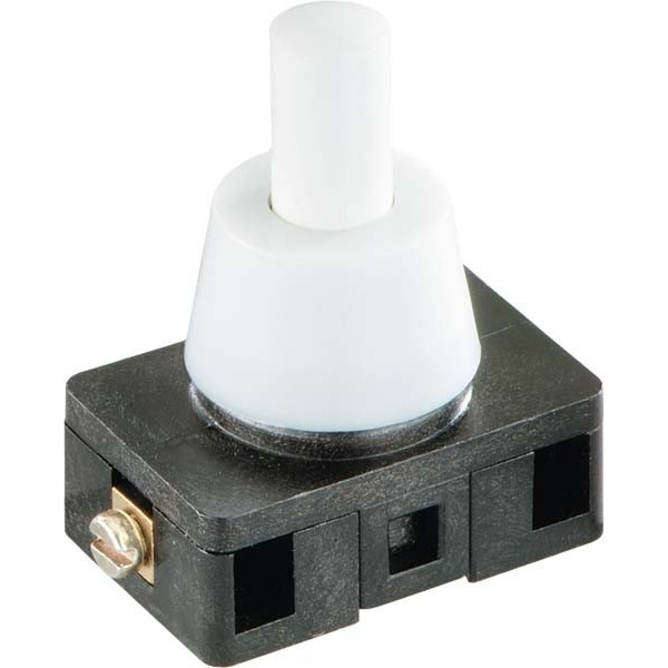 Bachmann 924.144 Einbau-Druckknopfschalter 6(2)A 250V 1-polig