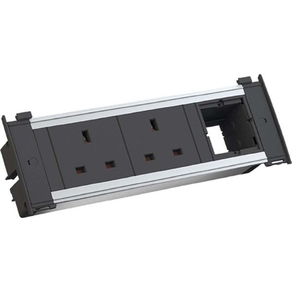 Bachmann 927.008 KAPSA Steckdosenleiste 2xUK 1xABD Strom 2 Meter