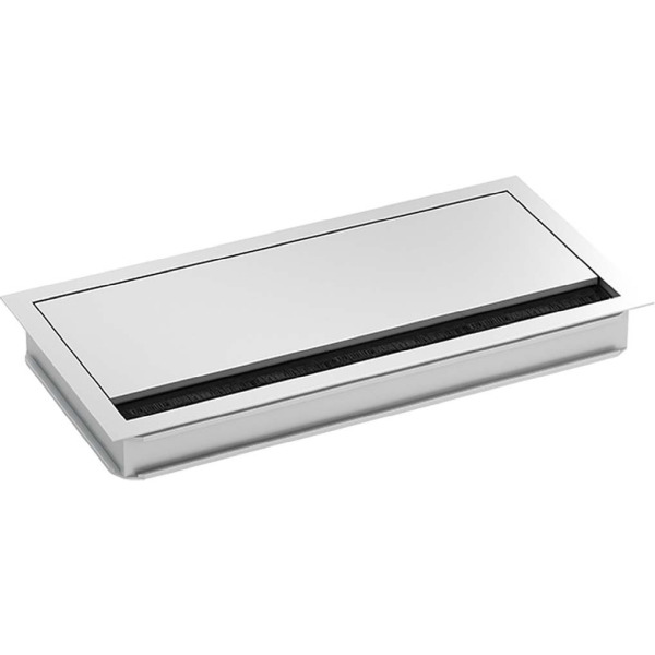 Bachmann 930.320 Kabeldurchführung Alu eckig silber eloxiert