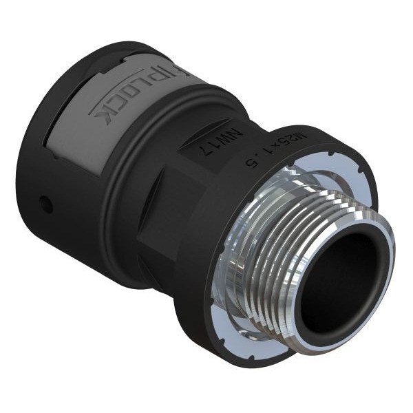 Fränkische ASPA-29M40MB-13 ASPA-29M40MB-13 schwarz Verschraubung Metallgewinde metr. lang 4890474400 6 Stück