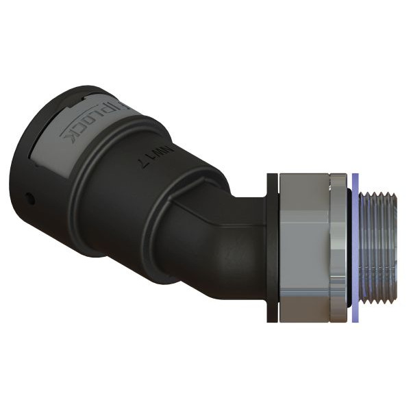 Fränkische AAPA-12M20SB-10 AAPA-12M20SB-10 schwarz Winkel 45° Metallgew. drehbar metr. lang 4891031000 10 Stück