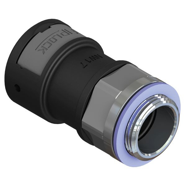 Fränkische ASPA-17M20SB-6 ASPA-17M20SB-6 schwarz Verschraubung Metallgew. drehb.metr.kurz 4891731100 10 Stück
