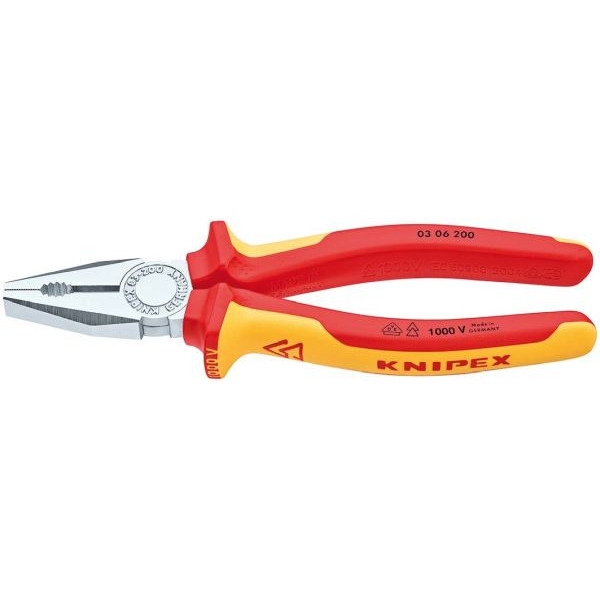 Knipex 0306200 Kombizange verchromt 200mm