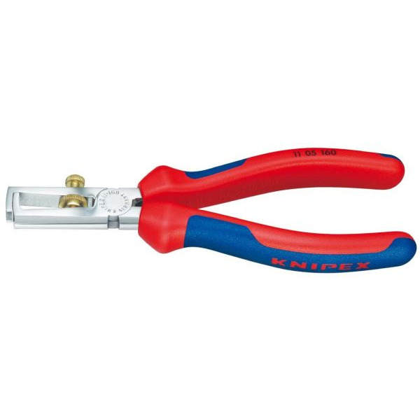 Knipex 1105160 Abisolierzange verchromt 160mm