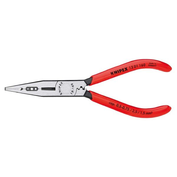 Knipex 1301160 Verdrahtungszange schwarz 160mm