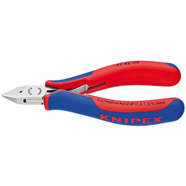 Knipex 7742115 Elektronik-Seitenschneider spiegelpoliert 115mm