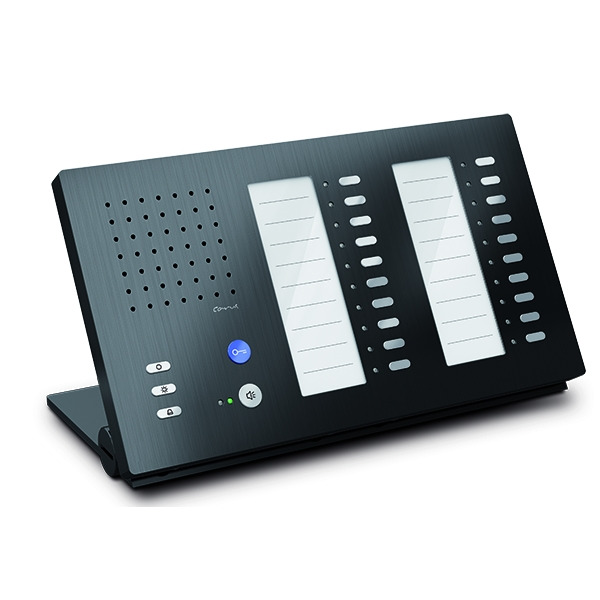 TCS CAI1210-0156 Audio Innenstation zum Freisprechen Serie Carus ADAPTO +20 Tasten Tischgerät schwarz