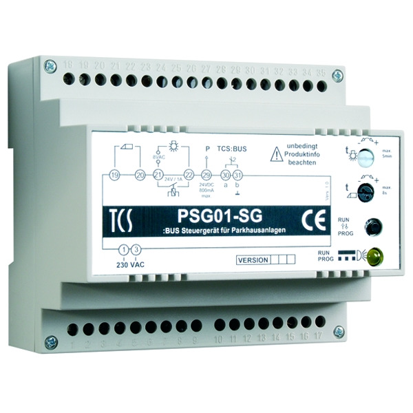 TCS PSG01-SG Versorgungs- und Steuergerät PSG01 für Groß- und Sonderanlagen mit langen Leitungen Hutschiene 6 TE
