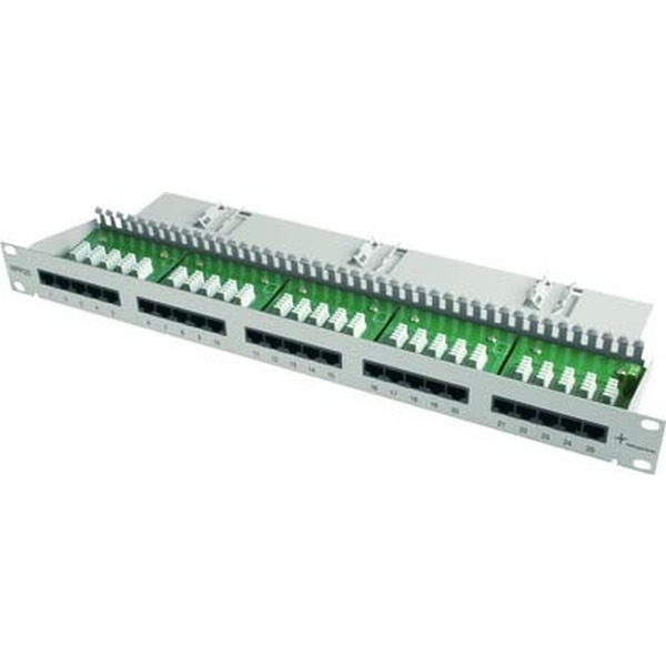 Telegärtner 100007025 19 Zoll Patch Panel 1HE MPPI25-H Cat3,gr