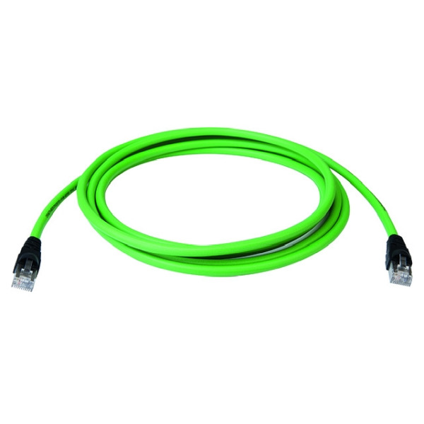 Telegärtner 100017304 Patchkabel PROFINET grün Cat.5 1 Meter PUR STX