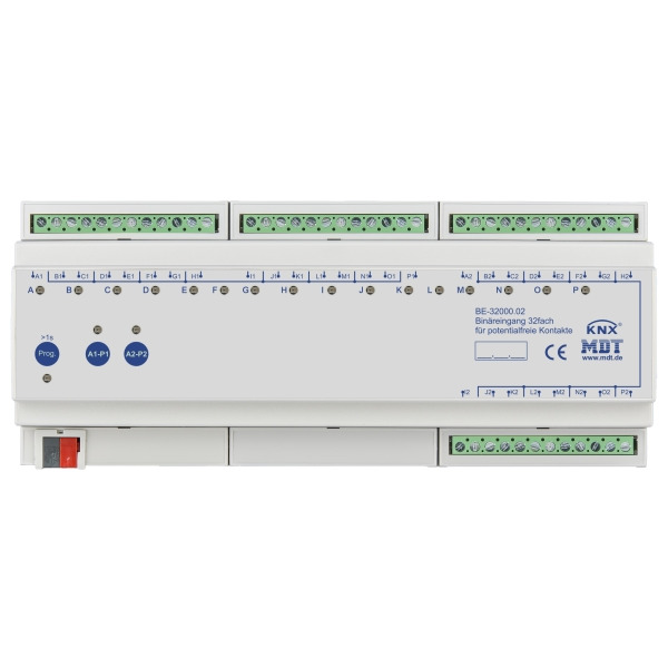 MDT BE-32000.02 KNX Binäreingang 32-fach 12TE REG Ausführung potentialfrei