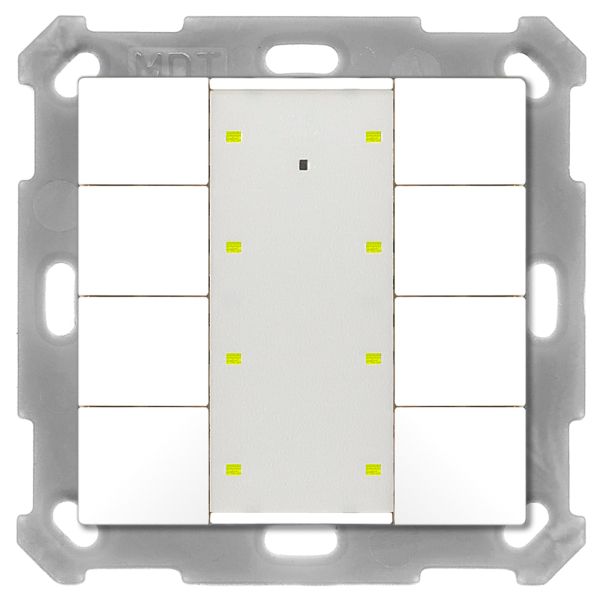 MDT BE-TA55P8.02 KNX Taster Plus 55 8-fach Reinweiß matt