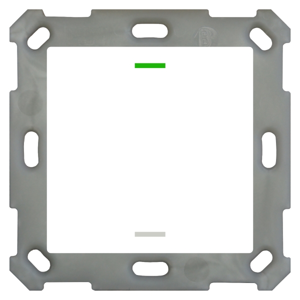 MDT BE-TAL5501.01 KNX Taster Light 55 1-fach RGBW Reinweiß glänzend Neutral