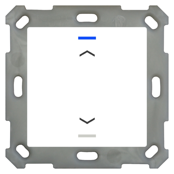 MDT BE-TAL5501.A1 KNX Taster Light 55 1-fach RGBW Reinweiß glänzend Jalousie