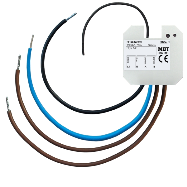 MDT RF-BE2230.01 KNX KNX RF+ Tasterschnittstelle / Tasterinterface 2-fach UP Ausführung 230 V AC