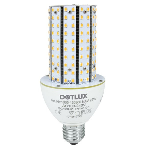 Dotlux 1665-230360 LED-Strassenlampe RETROFITprotect E27 18W 3000K