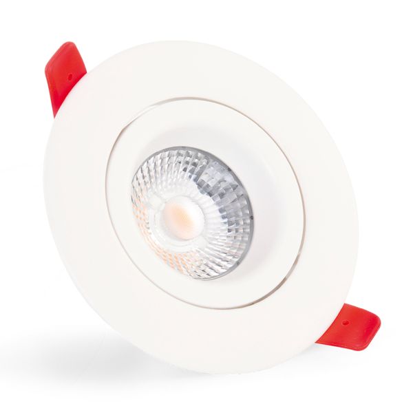 ** Dotlux 2786 LED-Downlight CIRCLEmini 2700K 6,5W Gehäuse: weiß - Sehr geringe Einbautiefe -