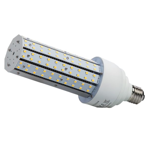 Dotlux 3082-027270T LED-Straßenlampe RETROFITastrodim E27 18 Watt warmweiß 135 SMD 2835 LED's einseitig abstrahlend 270°