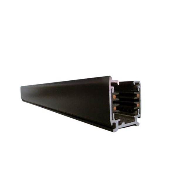 Dotlux 3893-S1 3 Phasen-Stromschiene 1 Meter schwarz matt