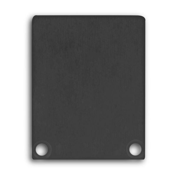 Dotlux 4084 Alu-Endkappe für Profil/Abdeckung DXA4/L + DXE5/L schwarz 2 Stück inkl. Schrauben