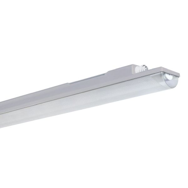 Dotlux 4773-140050 LED-Feuchtraumleuchte HIGHFORCEnarrow IP66/IP69 1455mm 45W 4000K IK06 2x5-polig durchverdrahtet DALI inklusive Endkappe