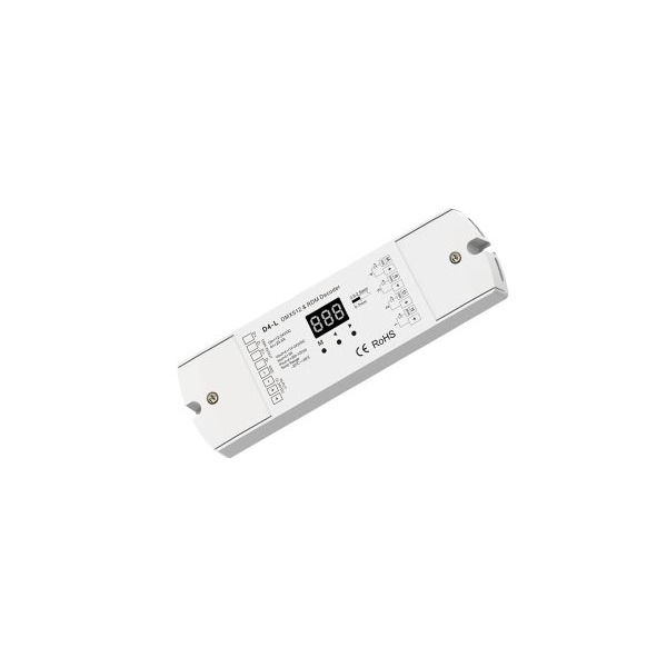 Dotlux 5275 DMX Empfänger/Dimmer mit integrierter Stand Alone Funktion 4 Kanäle 12-24V DC 4x5A