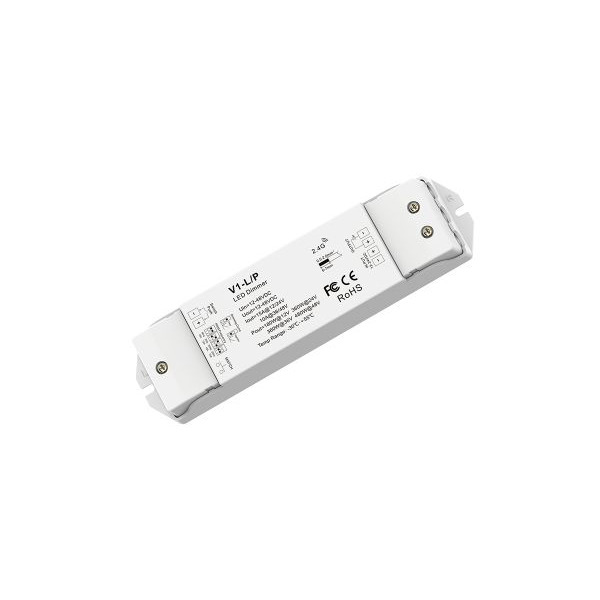 Dotlux 5280 LED Funk-Empfänger/Dimmer für einfarbige LED-Streifen Fusion Technologie 1x15 A 12-48V DC