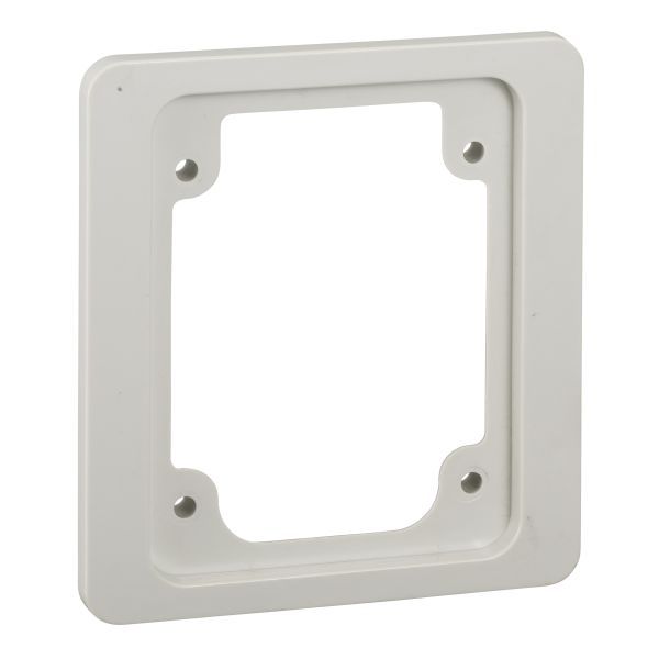 Schneider 13136 Gehäusezubehör, 90x100mm-Platte, für 65x85mm-Auslass