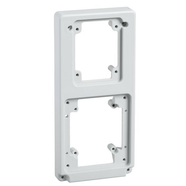 Schneider 13142 Gehäusezubehör, 103x225mm-Platte, 2 Öffnungen