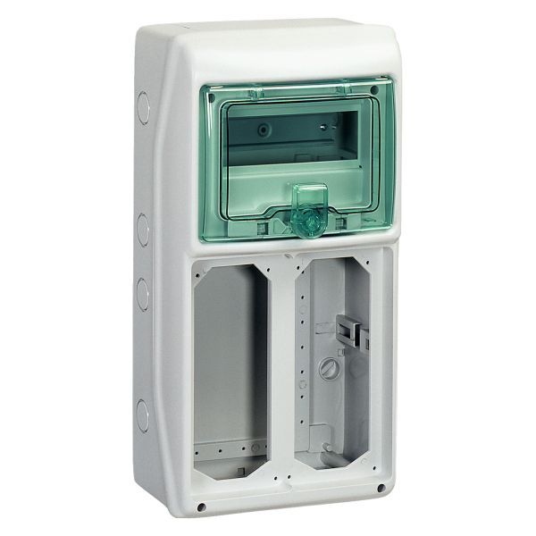 Schneider Electric 13161 Kaedra Leergehäuse 2 Montagestellen für Steckdosen 103x225mm 8 TE