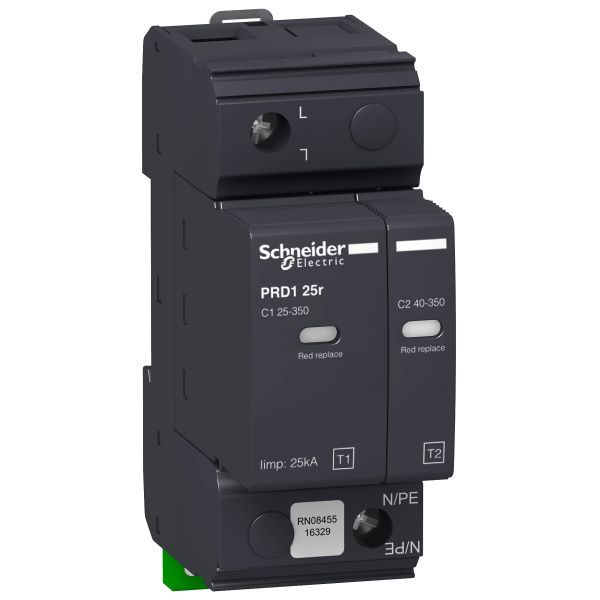 Schneider 16329 Kombiableiter PRD1 25R 1P TYP1+2, Uc 350V