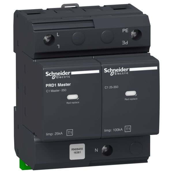 Schneider 16361 Blitzstromableiter TYP1 PRD1 Master 1P+N, Uc 350V